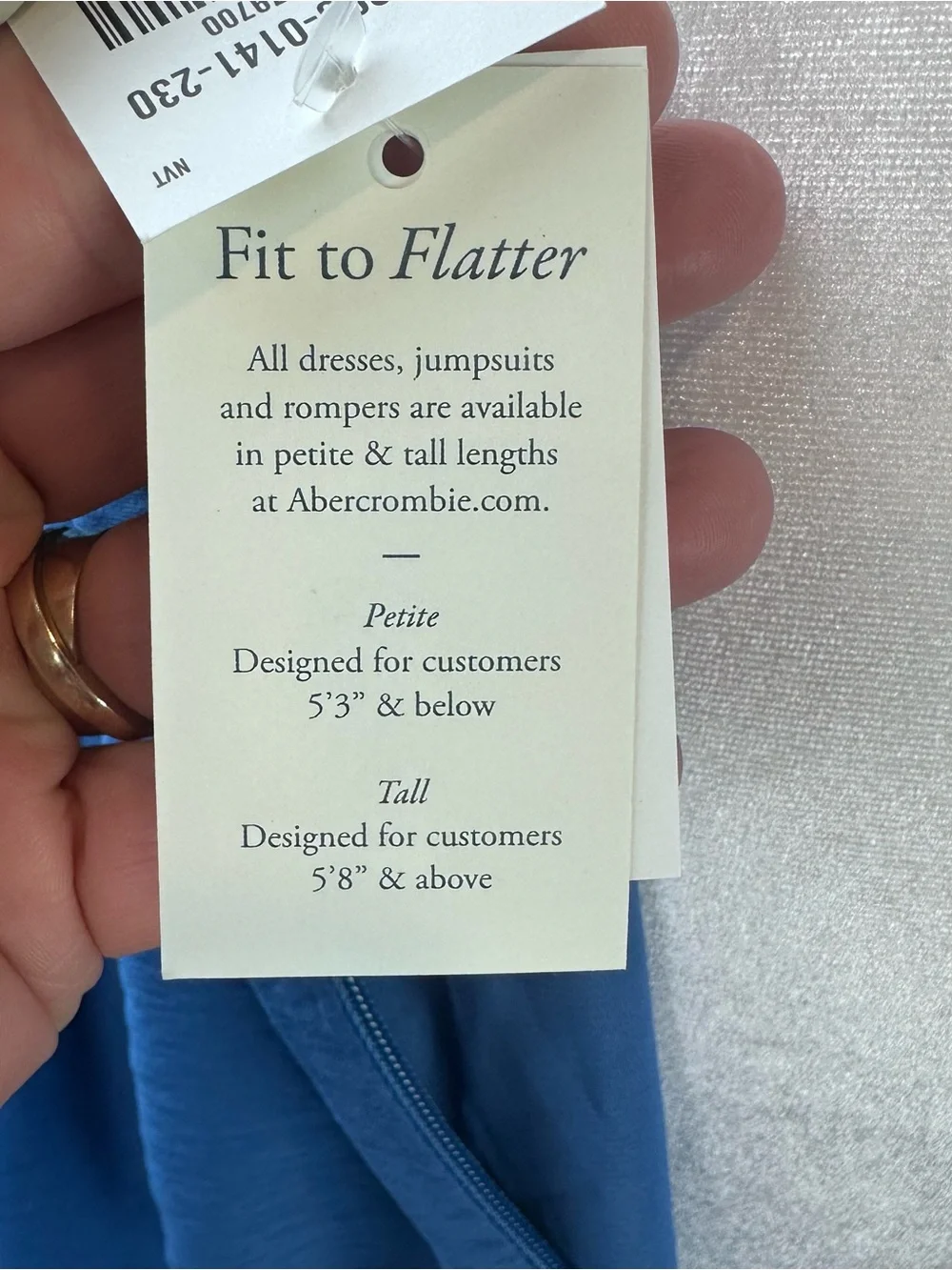 Abercrombie & Fitch Blue Cutout Waist Maxi Dress Size Large NWT